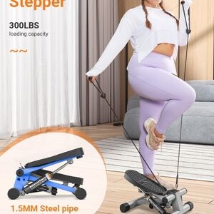 Niceday Steppers for Exercise, Stair Stepper with Resistance Bands, Mini Stepper